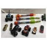 Nerf darts, monster trucks more
