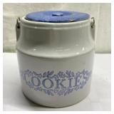 Vintage Monmouth cookie jar maple leaf on bottom-