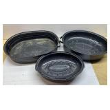 Vintage enamelware roasters