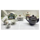 Teapots, sugar bowl more
