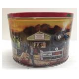 Train butter cookie tin-empty