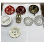 Brass, sombreros, ashtrays, morter & pestle