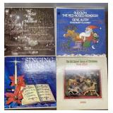 Vintage vinyl records-Christmas