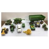 GREAT lot of farm toys-John Deere & more