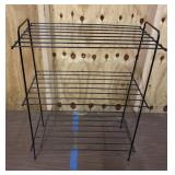 Vintage metal plant stand 28x9"