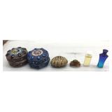 Tiny perfumes & trinket boxes