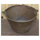 Antique copper bucket