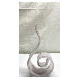 HQT art glass sculpture 12" tall