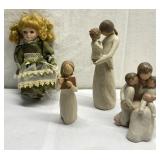 Willow Tree figurines & doll