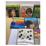 Vintage recorded by artists reel to reel tapes