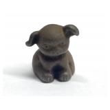 Antique miniature cast iron St Louis Pup