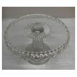 Antique cake plate