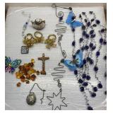 Wire beaded hangers, more