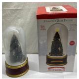 Musical Glass Dome Christmas Tree NUMBERED Mr
