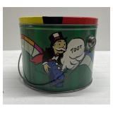 Monopoly Man & Train tin-empty