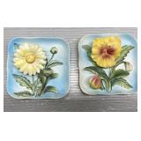 Vintage Napco Japan 3-dimensional wall pieces