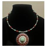 Vintage turquiose necklace (in small sec)