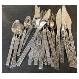 Vintage Gold Standard Stainless Japan flatware