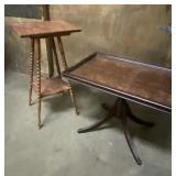 Antique wood tables