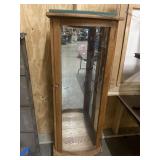 Antique hutch with glass shelves