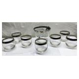 Mid century modern bar set