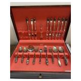 Vintage flatware & box