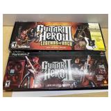 2 Guitar Hero guitars