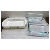 Fire King & Pyrex pieces