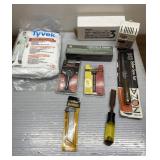 NEW Tyvek safety suit, drill bits & more