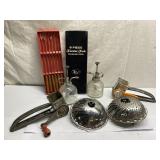 Fondue forks, misters, antique grinders more
