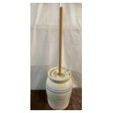 Antique Marshall Pottery butter churn