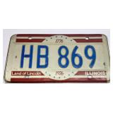 1976 Illinois license plate