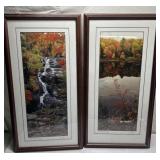 SIGNED framed prints-both 13.5" x 25.5"