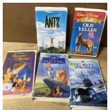 Vintage Disney VHS tapes