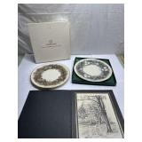 Lenox Christmas plates & more