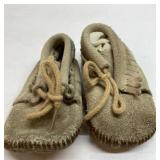 Baby suede moccasins