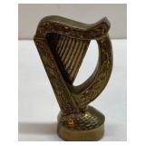 Vintage brass Ireland harp 3 1/2" tall