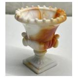 Vintage Akro Agate hobnail piece 4" tall approx