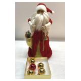 Santa Christmas tree topper & small ornaments