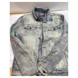 Moto Denim jean jacket XL