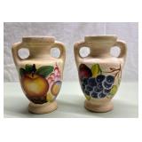 Urn vases 6" tall