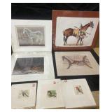 Art prints-horses, birds more