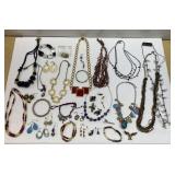 Lot of vintage costume jewelry