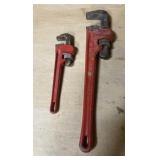 Vintage pipe wrenches