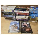 ALL SEALED-VHS tapes & DVDs