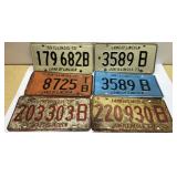 1970s Illinois license plates