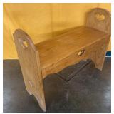 Wood bench