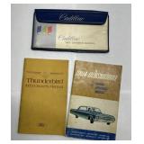 Vintage Cadillac, T-Bird & more car manuals