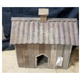 Neat wood shack birdhouse