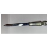 Kirk Stief Pewter Eagle letter opener